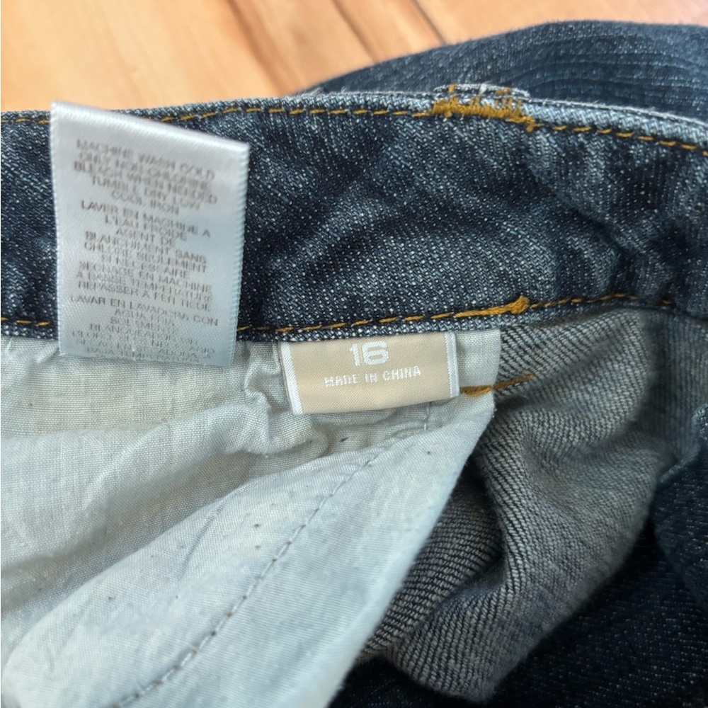 Michael Kors Dark Blue Boot Cut Jeans - Picture 5 of 5